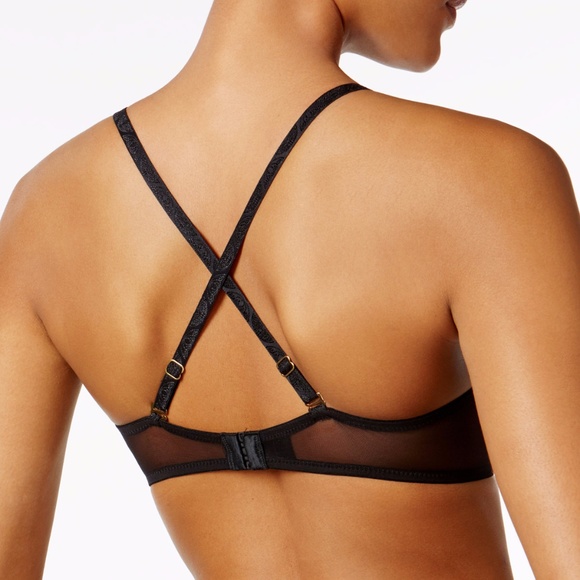 NWT Natori Sheer Mesh Convertible Contour Bra Nude - Picture 3 of 8