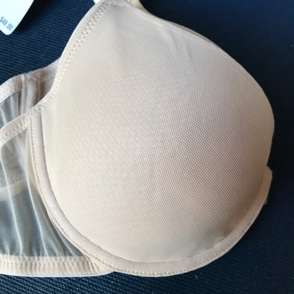 NWT Natori Sheer Mesh Convertible Contour Bra Nude - Picture 5 of 8