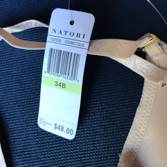 NWT Natori Sheer Mesh Convertible Contour Bra Nude - Picture 7 of 8