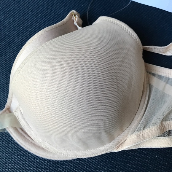 NWT Natori Sheer Mesh Convertible Contour Bra Nude - Picture 8 of 8