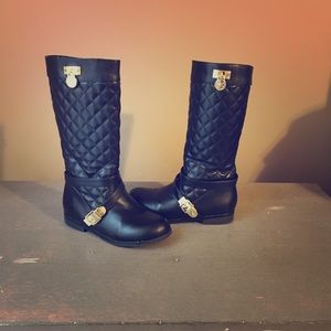 Girl MK Black Boots