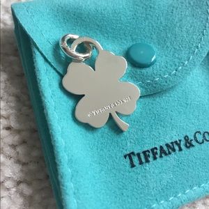 Tiffany & Co. Four-lead Clover Tag Charm. NEW!!