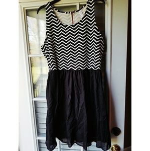 Target Juniors Xhilaration Chevron Fit and Flair