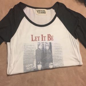 Beatles themed shirt
