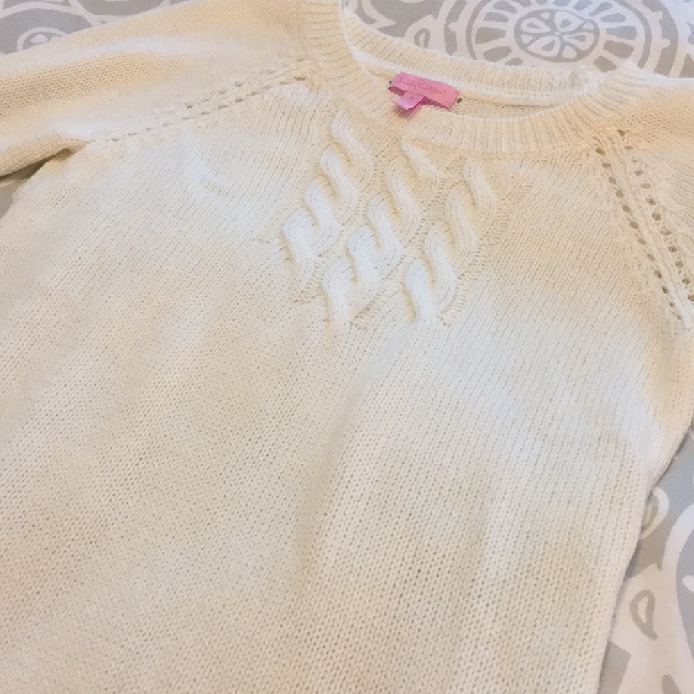 Lilly Pulitzer cream sweater