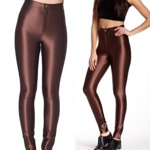 American Apparel Disco Pants Brown 90s 80s