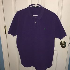 Large Polo purple collared shirt