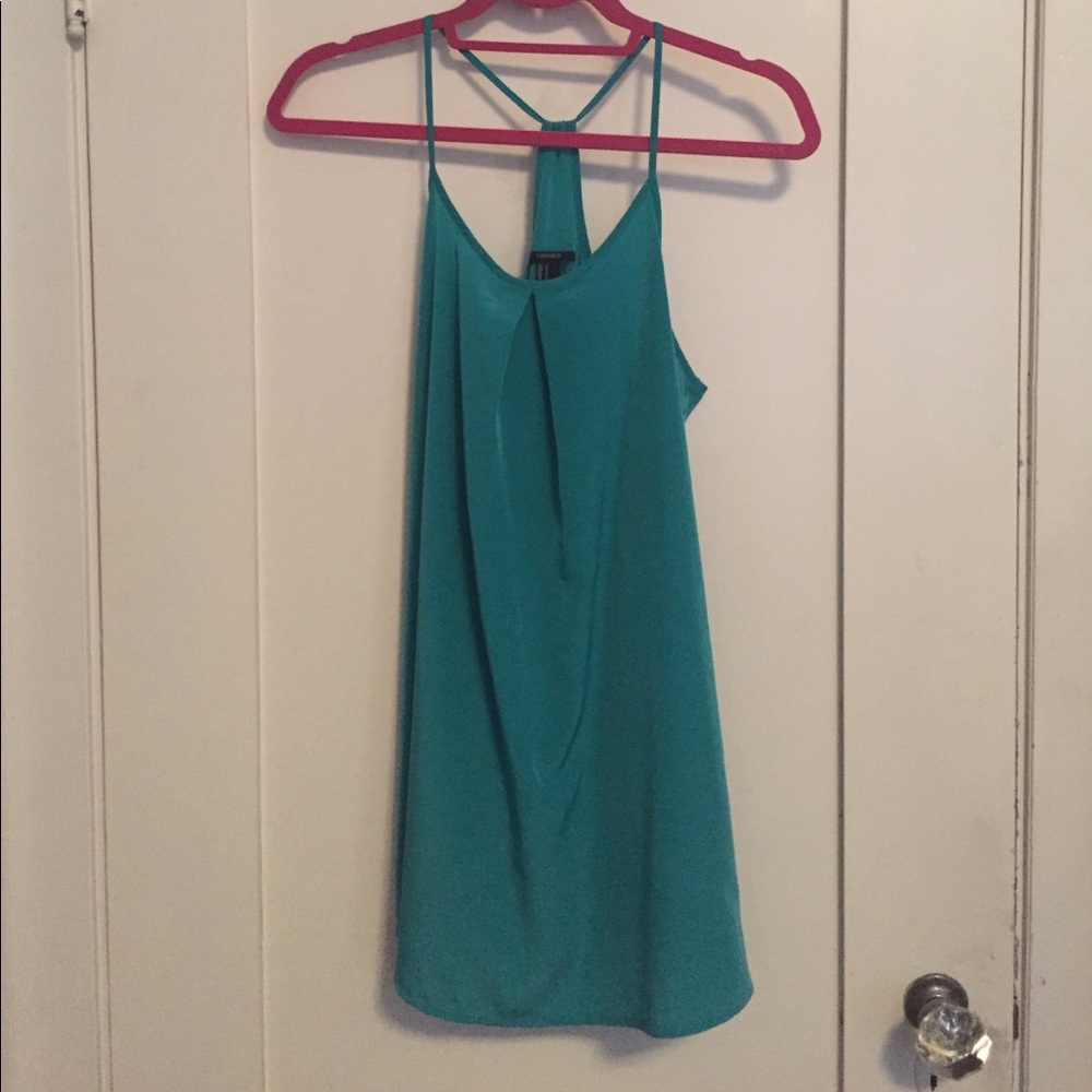 Racerback shift tank dress
