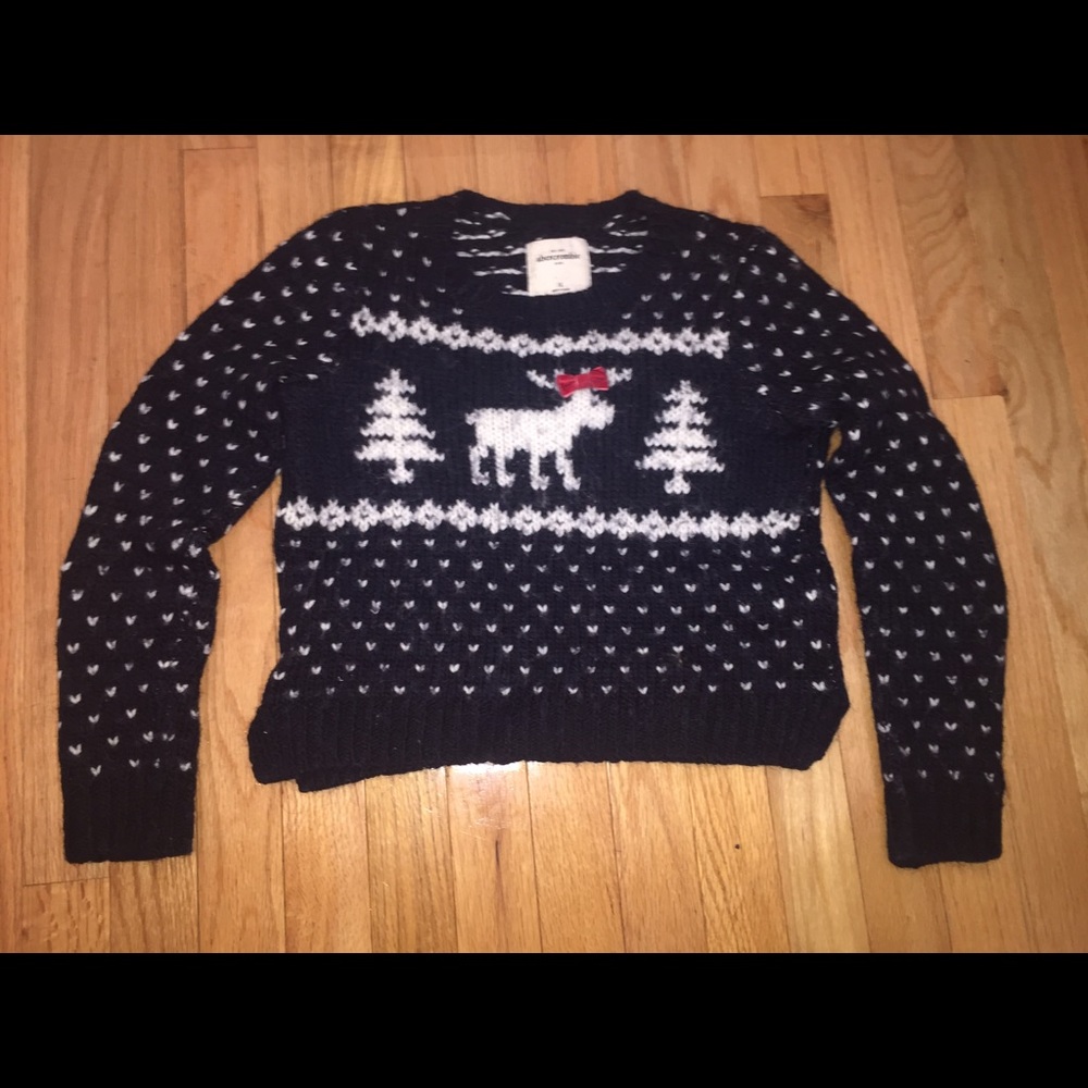 abercrombie kids christmas sweater