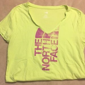 North face v-neck t-shirt