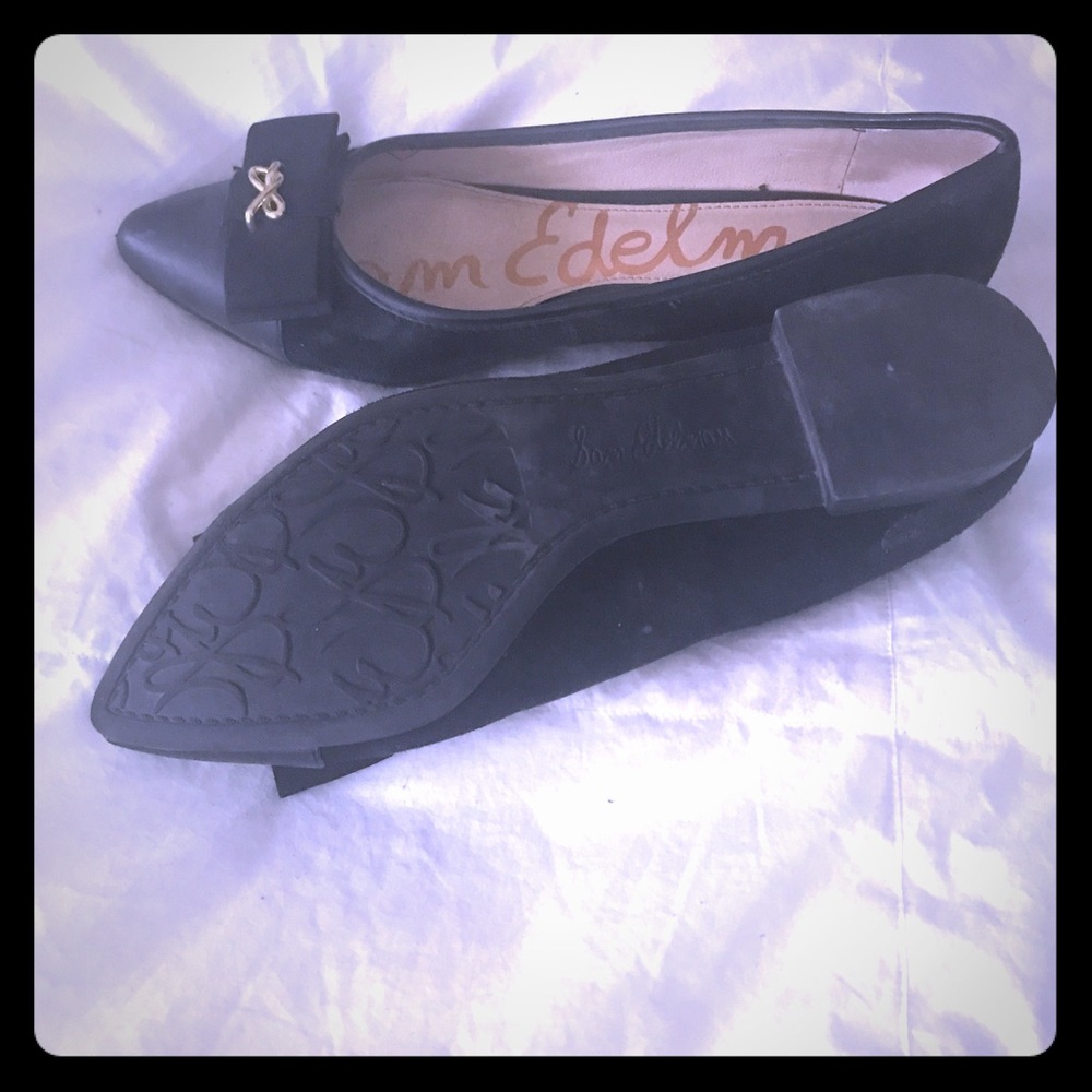 Sam Edelman Black Point Toe Flat