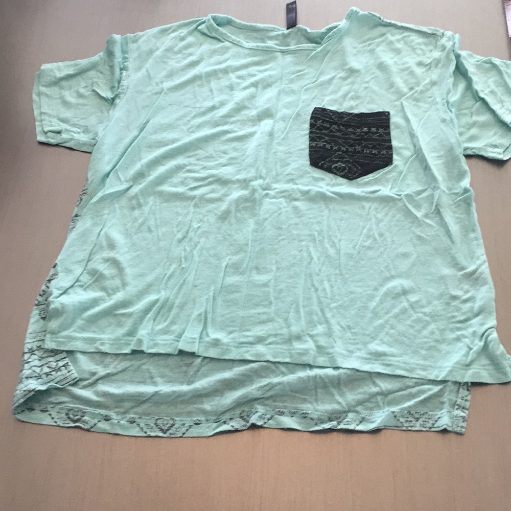 Turquoise shirt