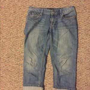 Banana republic cropped jeans size 2