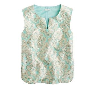 J Crew Brocade Top