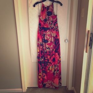 Bright Floral Maxi Dress