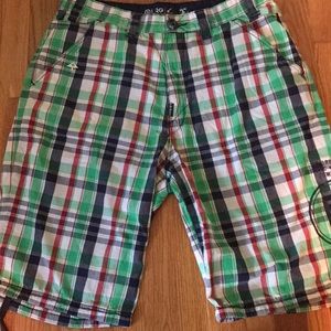 LRG Men's Plaid Shorts