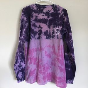 Tie-Dye Ivory Ella Long Sleeve T-Shirt