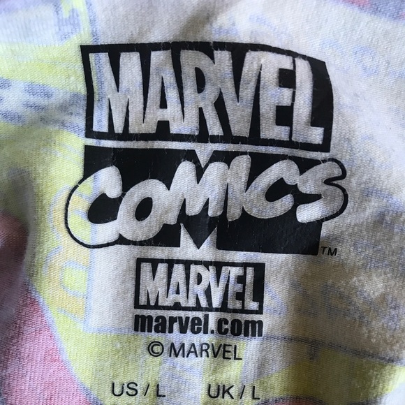 SPIDER MAN MARVEL COMICS CROP TOP COMIC STRIP - Picture 6 of 7