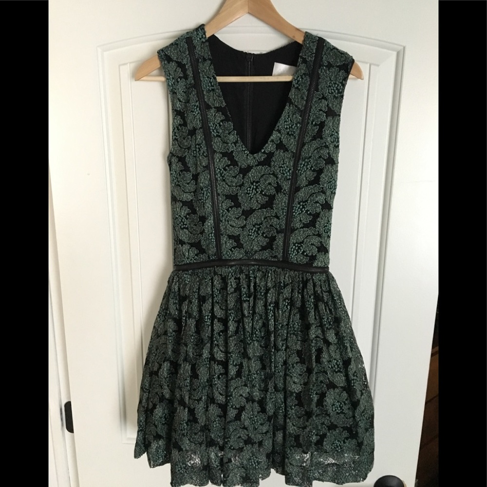 Alexis Dress with zipper accents