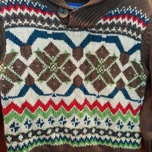 Oshkosh fair isle sweater