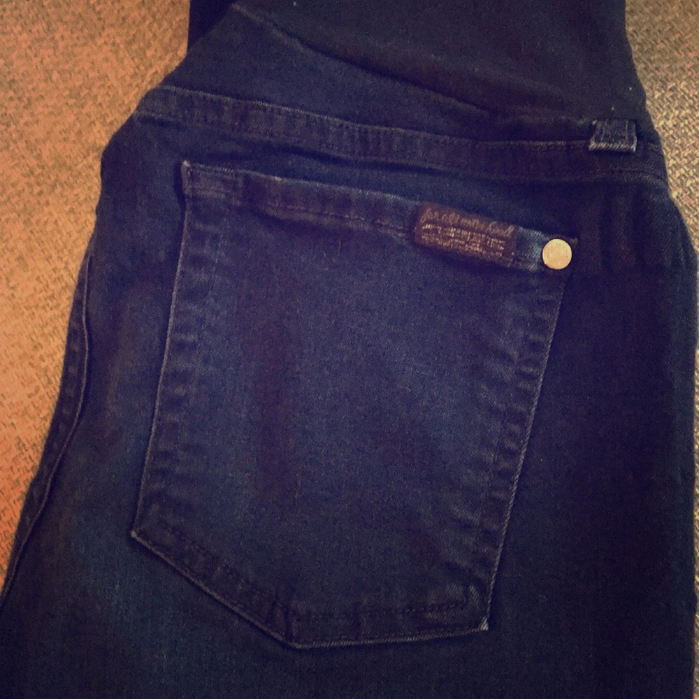 7 for all mankind secret fit belly maternity jeans