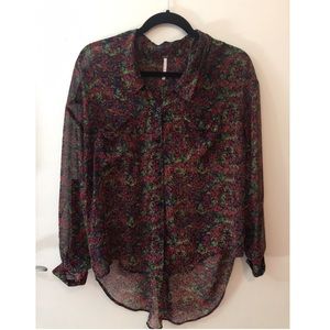 Free people button down shirt