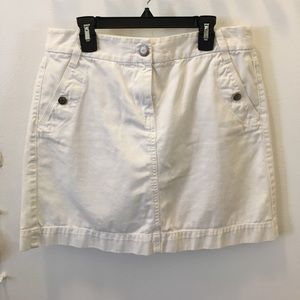 J.Crew classic twill chino skirt