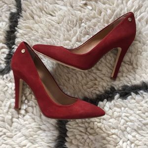 Calvin Klein Suede Heels