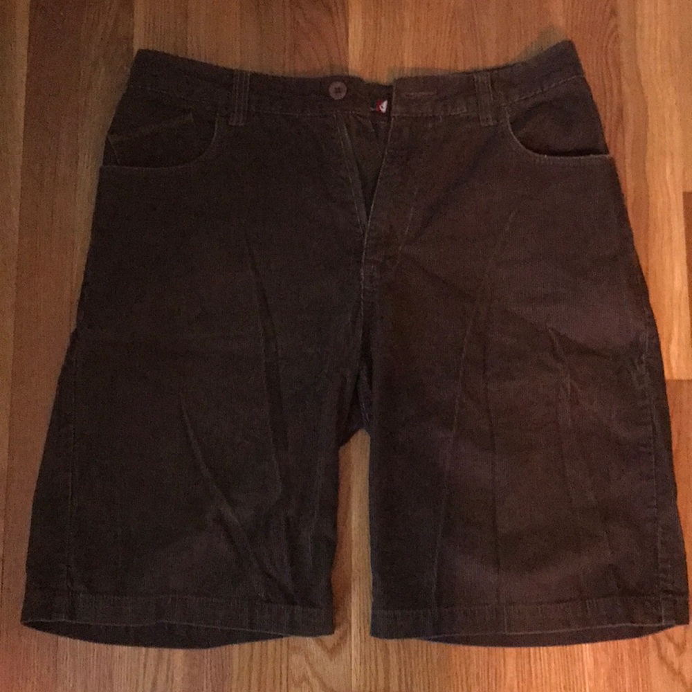 Brown Corduroy Shorts