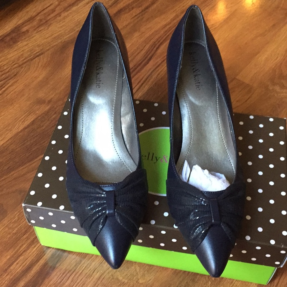 Blue 3" heels