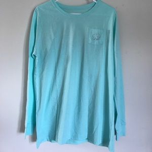 Teal Ivory Ella Long Sleeve T-Shirt