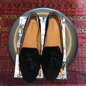 J. Crew Suede Tassel Loafers