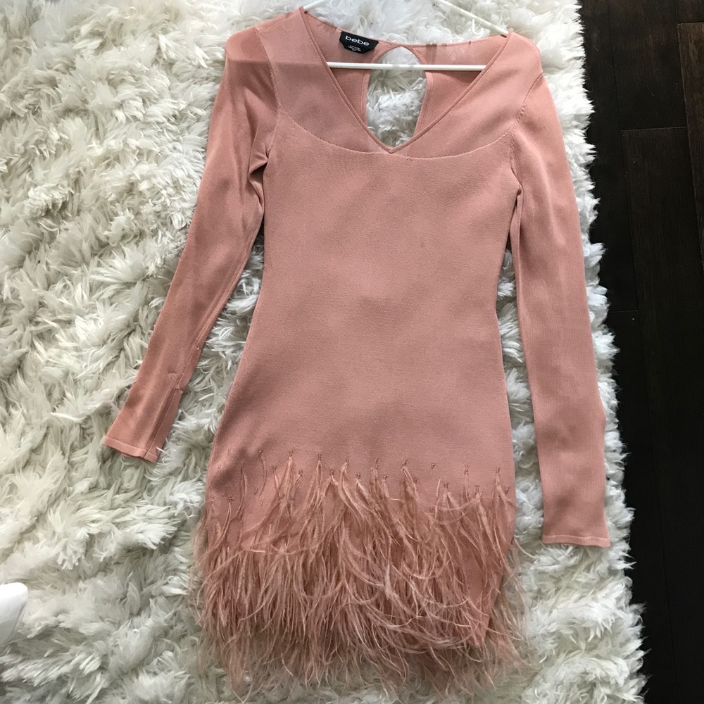 Bebe pale pink dress
