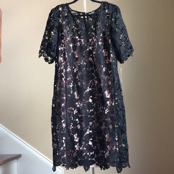 ✨NEW✨ Leslie Fay Lace Dress - Picture 3 of 8