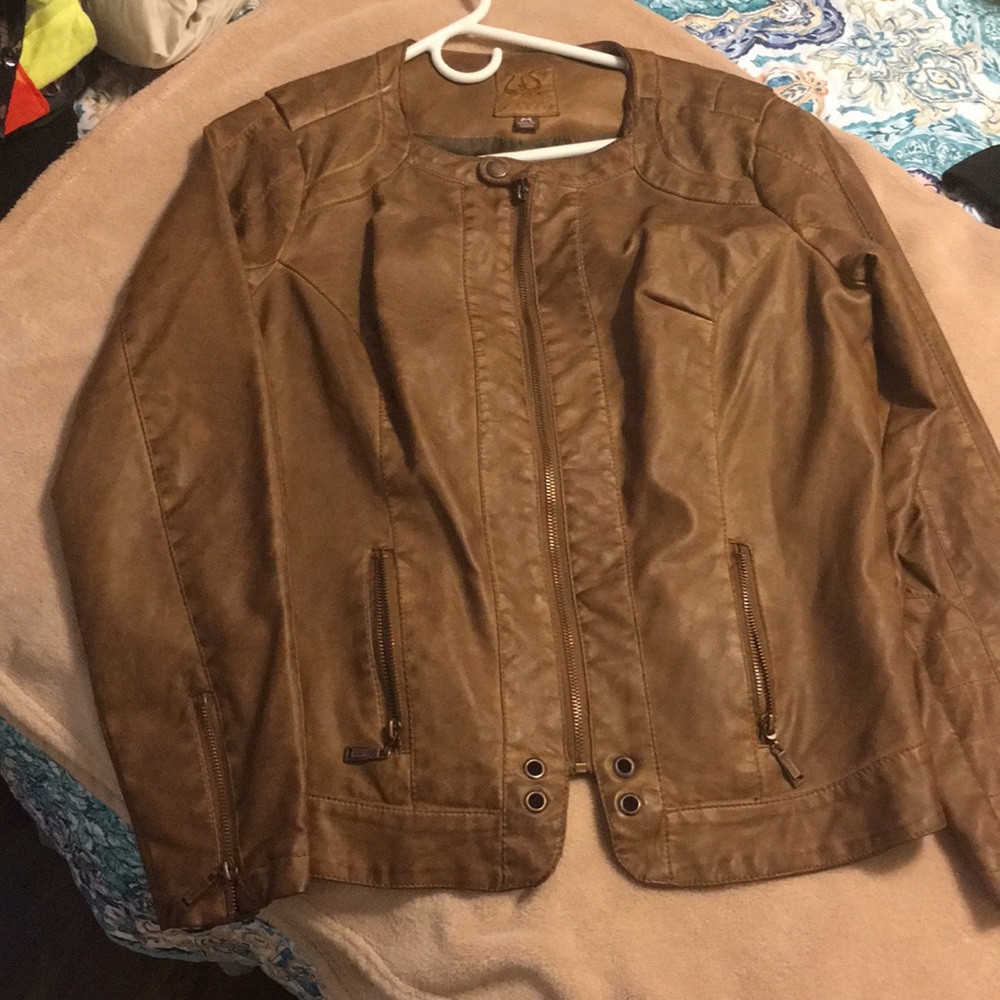 Leather jacket