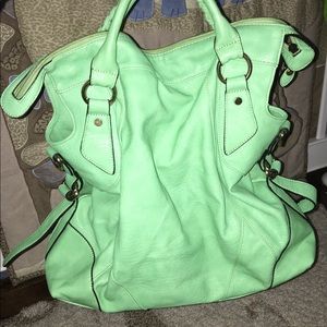 Mint green bag