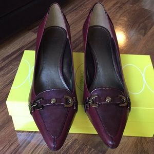Burgundy 3" heels