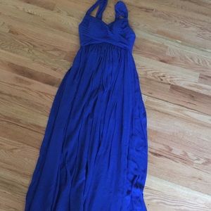 Long beautiful royal blue gown!