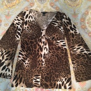 Leopard Print Blouse