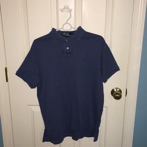 Large Polo powder blue collared shirt