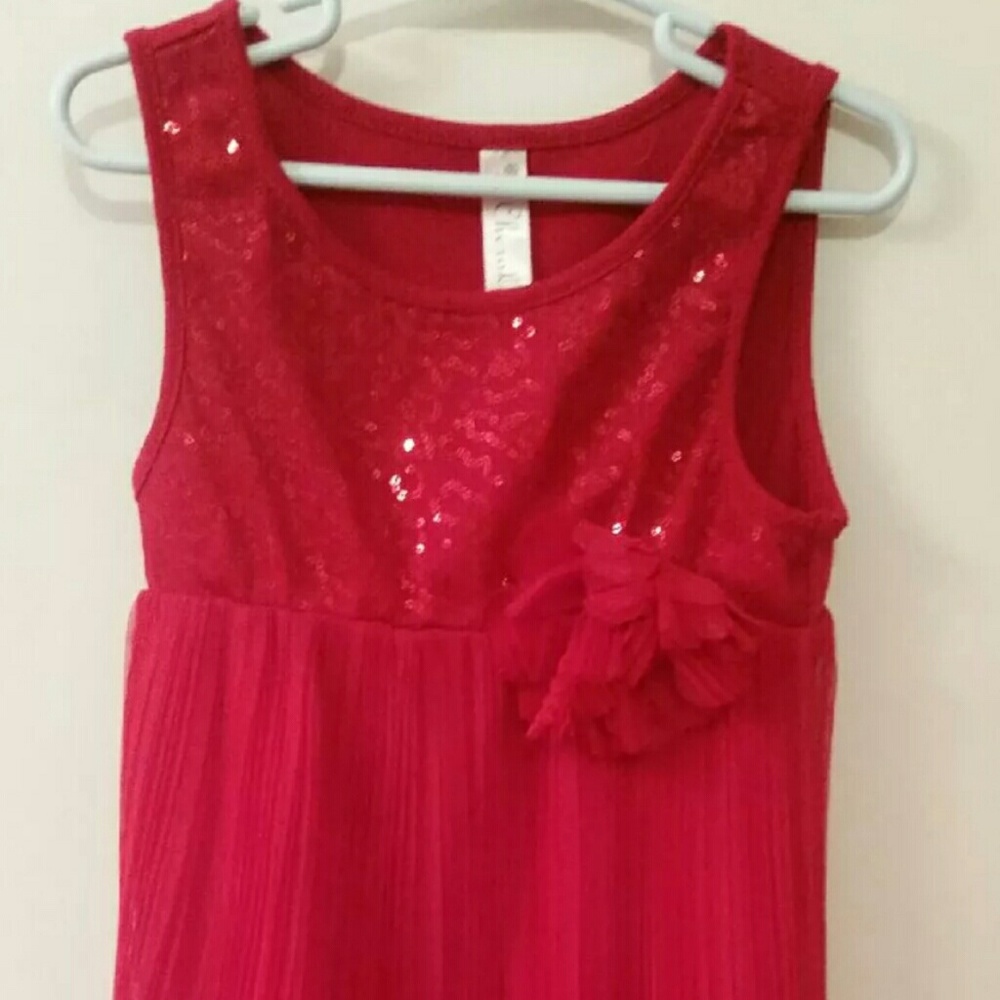 4 for $20! Girls red dress sz S great condition!