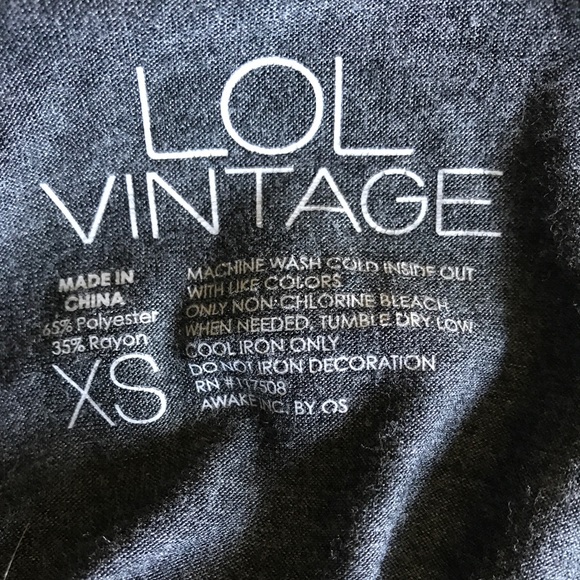 LOL VINTAGE TANK TOP RAD WHITE & BLUE - Picture 6 of 6