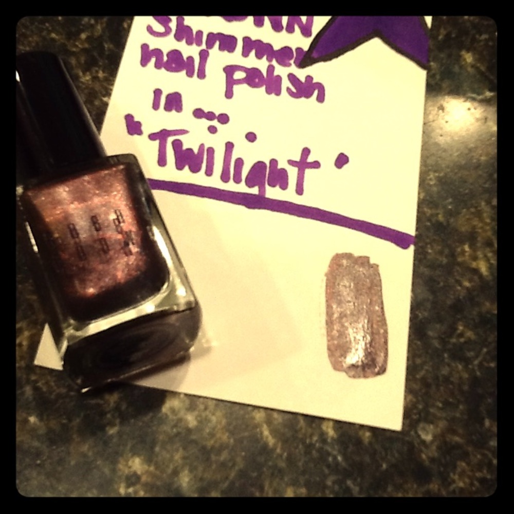 Bobbi Brown nail polish in "Twilight"