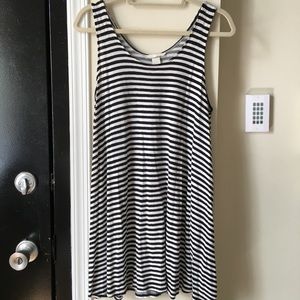 Black & White Striped Dress