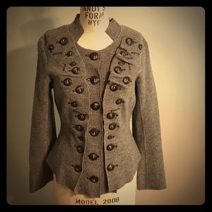 Anthropologie Boiled Wool Sweater