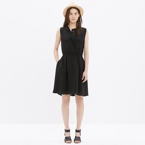 Madewell Silk Journey Shirtdress Size S