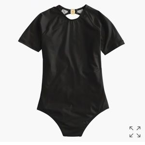 J.Crew open back short sleeve swimsuit