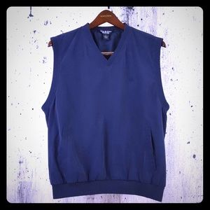 Brooks Brothers Navy Sleeveless V-Neck