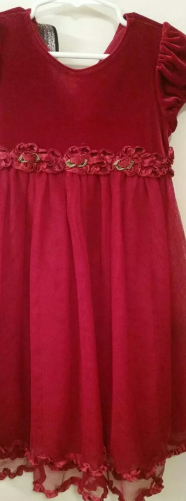 5 for $20!! Girls red dress sz S 5/6 EUC!