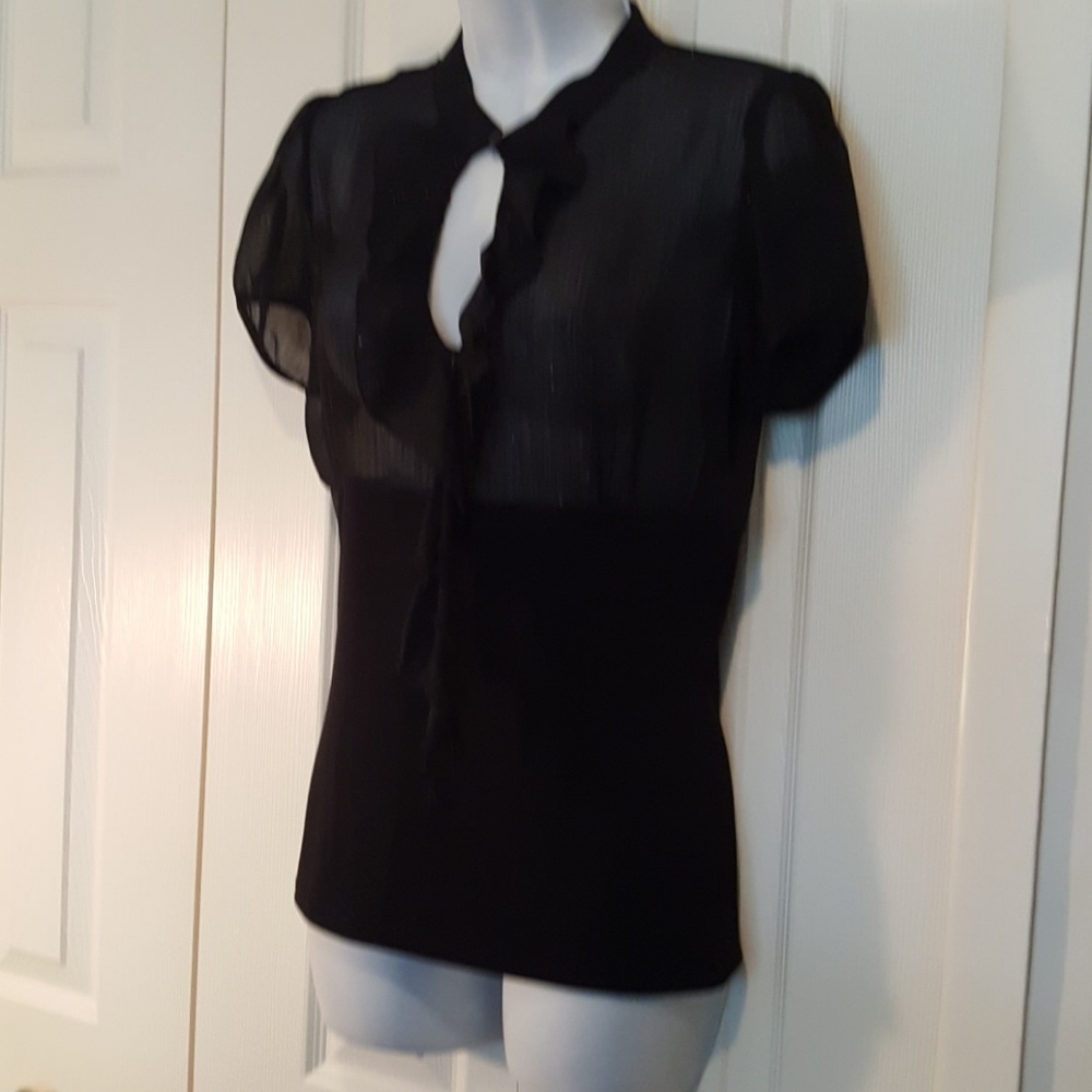 BLACK BLOUSE. - Picture 4 of 7